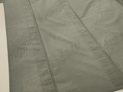 平和屋着物＊夏物　お召　紗　松葉文　正絹　逸品　AABL0816jd