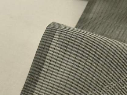 平和屋着物＊夏物　お召　紗　松葉文　正絹　逸品　AABL0816jd