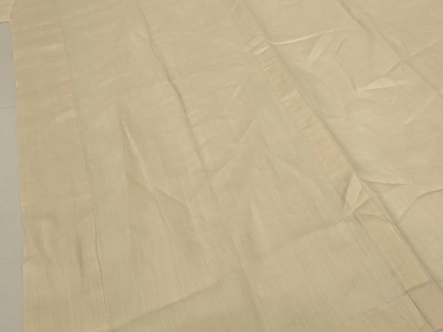 平和屋着物＊夏物　長襦袢　小千谷 本麻襦袢　蜂蜜色　反端付き　麻　AABL0817jd
