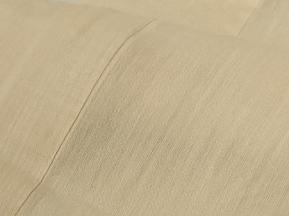 平和屋着物＊夏物　長襦袢　小千谷 本麻襦袢　蜂蜜色　反端付き　麻　AABL0817jd