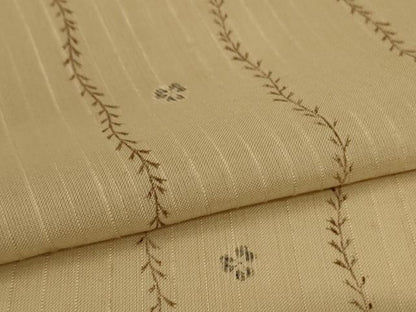 平和屋着物＊夏物　小紋　紗紬　花間道　正絹　逸品　AABL0820jd