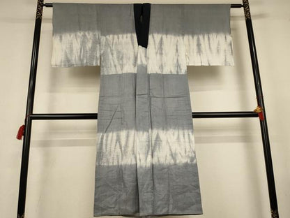 平和屋着物＊夏物　男性　長襦袢　絞り　横段文　麻　AABL0830jd