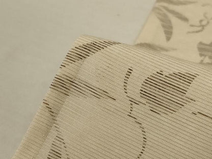 平和屋着物＊夏物　小紋　絽　蔦の葉文様　ロング丈　正絹　逸品　AABL0838jd
