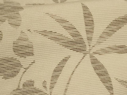 平和屋着物＊夏物　小紋　絽　蔦の葉文様　ロング丈　正絹　逸品　AABL0838jd