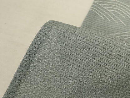 平和屋着物＊夏物　訪問着　絽縮緬　友禅　風景文　暈し染め　正絹　逸品　AABL0839jd