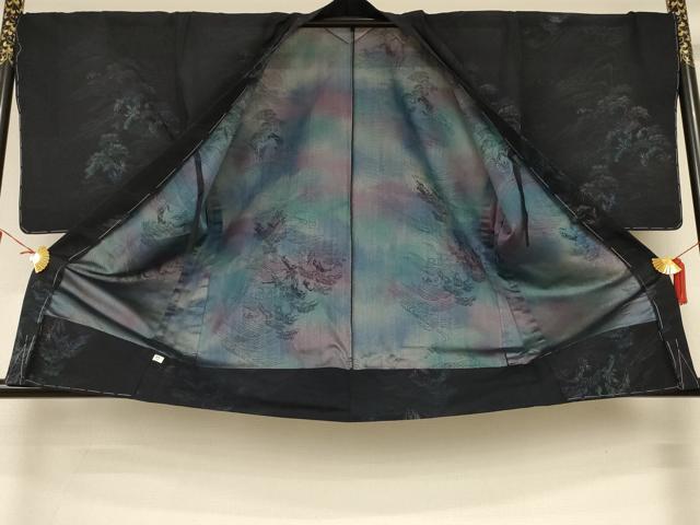 平和屋着物▽羽織　スリーシーズン　春夏秋　塵除け　風景文　正絹　逸品　未使用　AABL0840jd