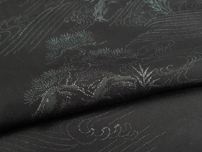 平和屋着物▽羽織　スリーシーズン　春夏秋　塵除け　風景文　正絹　逸品　未使用　AABL0840jd