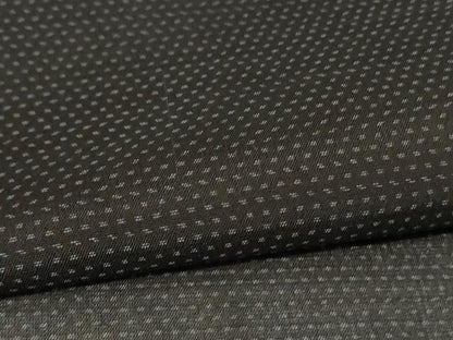 平和屋着物＊夏物　男性　本場大島紬　夏大島　紗　霞文　黒地　正絹　逸品　AABL0843jd
