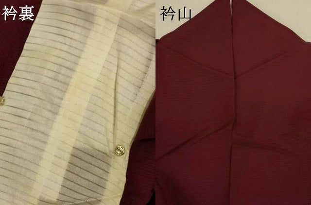 平和屋着物＊夏物　色無地　絽　黒鳶色　正絹　逸品　AABL0844jd