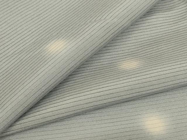 平和屋着物＊夏物　小紋　絽　丸文　蛍暈し　正絹　逸品　AABL0854jd