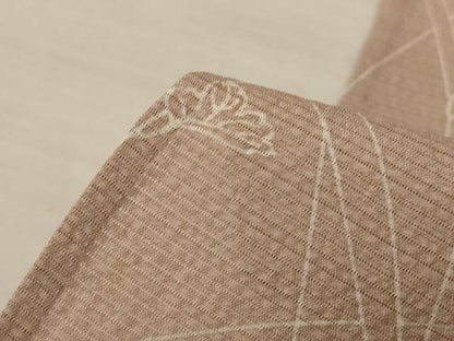 平和屋着物＊夏物　訪問着　絽縮緬　刺繍　花鳥文　金糸　正絹　逸品　AABL0856jd