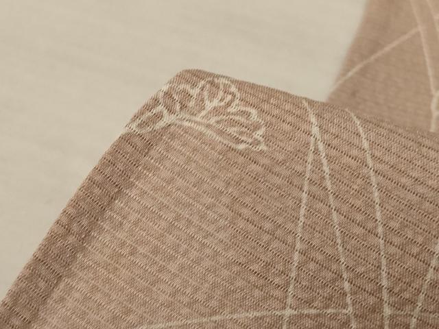 平和屋着物＊夏物　訪問着　絽縮緬　刺繍　花鳥文　金糸　正絹　逸品　AABL0856jd