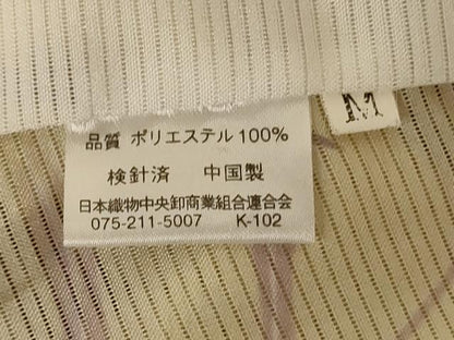 平和屋着物＊夏物　小紋　絽　草花文　洗える着物　AABL0866jd