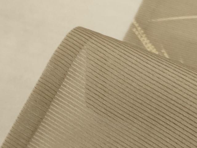 平和屋本店＊夏物　銀座きしや　訪問着　絽　駒刺繍　草花文　暈し染め　金彩　たとう紙・共箱付き　正絹　逸品　AABL0871jd