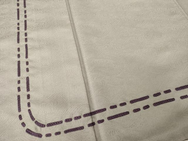 平和屋着物●池田重子コレクション　色留袖　刺繍　紐文　正絹　逸品　AABL0887ck