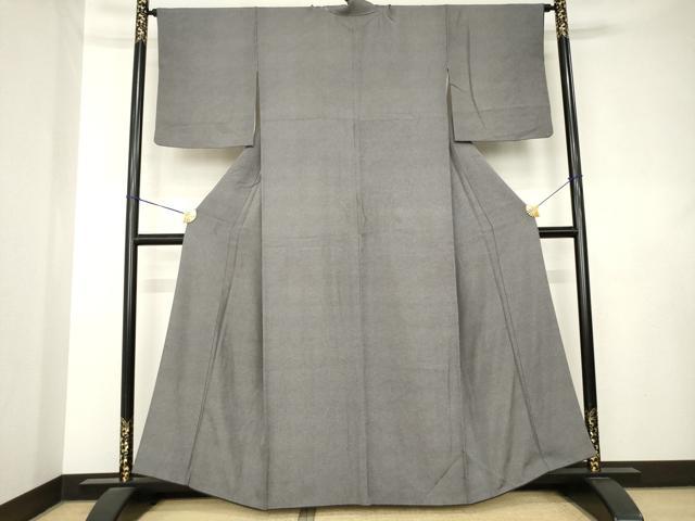 平和屋着物●江戸小紋　鮫小紋柄　正絹　逸品　AABL0897ck