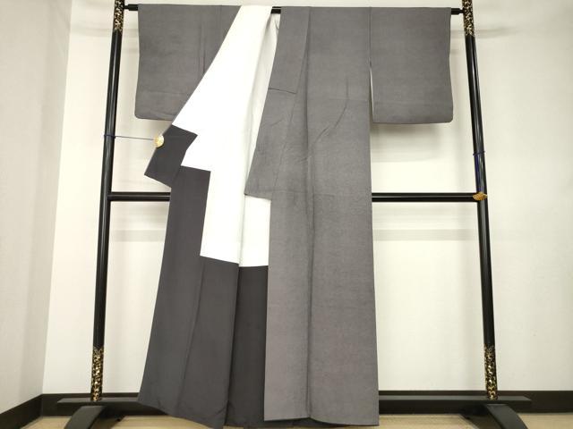 平和屋着物●江戸小紋　鮫小紋柄　正絹　逸品　AABL0897ck