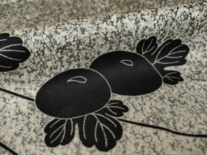 平和屋着物●訪問着　螺鈿　光琳菊　暈し染め　たたき染め　黒地　正絹　逸品　AABL0903ck