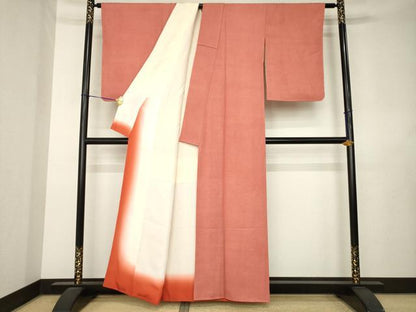 平和屋着物●江戸小紋　竺仙鑑製　鮫小紋柄　正絹　逸品　AABL0909ck
