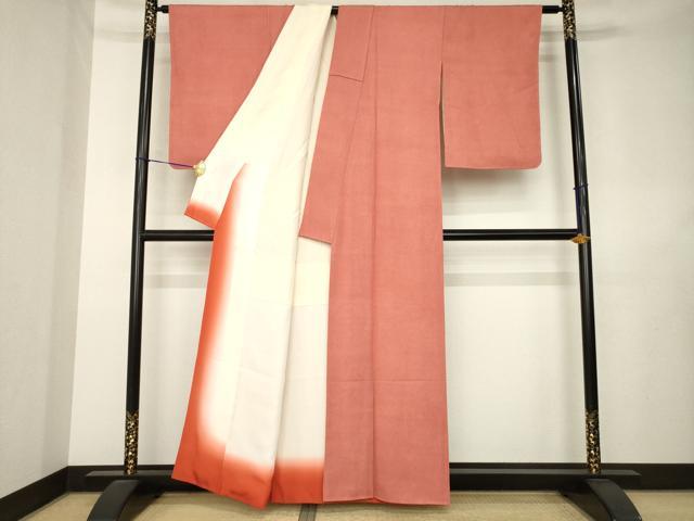 平和屋着物●江戸小紋　竺仙鑑製　鮫小紋柄　正絹　逸品　AABL0909ck