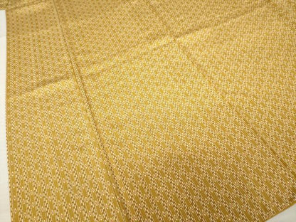 平和屋着物●上質な小紋　型染め　幾何学文様　正絹　逸品　AABL0911ck