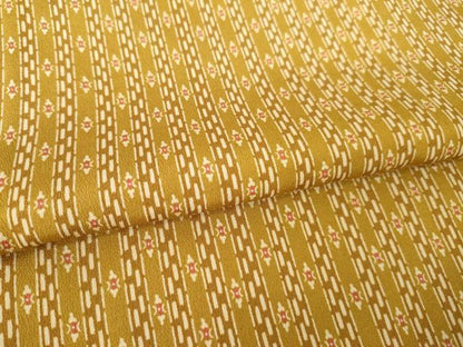平和屋着物●上質な小紋　型染め　幾何学文様　正絹　逸品　AABL0911ck
