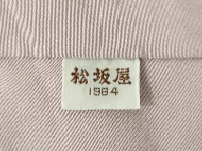 平和屋着物●上質な色無地　華くらべ　紅藤色　松坂屋扱い　正絹　逸品　AABL0916ck