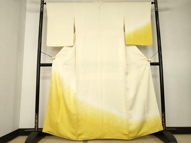 平和屋着物●訪問着　風景地紋　暈し染め　正絹　逸品　AABL0922ck