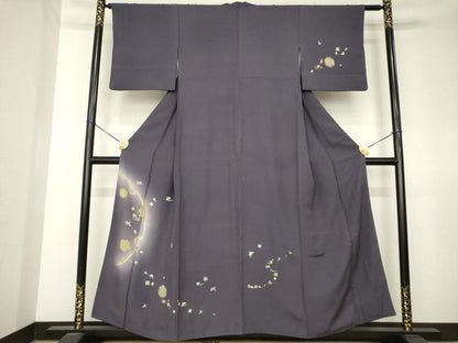 平和屋着物●訪問着　雪輪宝尽くし　暈し染め　正絹　逸品　AABL0930ck