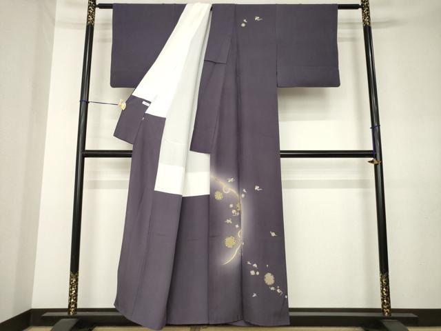 平和屋着物●訪問着　雪輪宝尽くし　暈し染め　正絹　逸品　AABL0930ck
