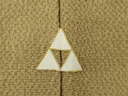 平和屋着物●訪問着　舞花文　金彩　鬼しぼ縮緬　正絹　逸品　AABL0940ck