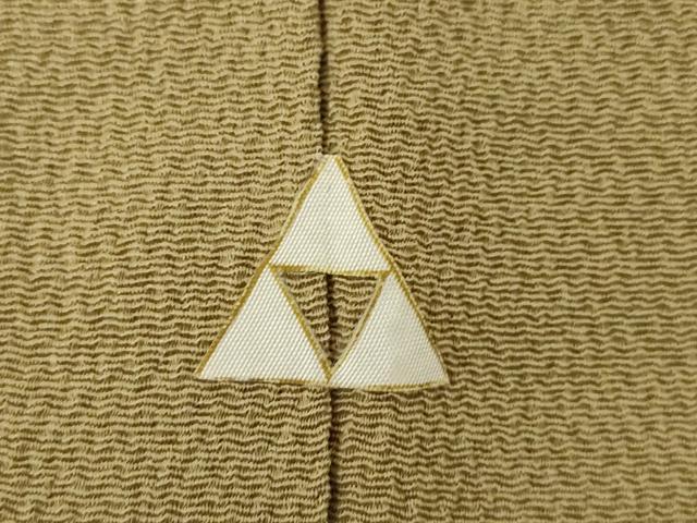 平和屋着物●訪問着　舞花文　金彩　鬼しぼ縮緬　正絹　逸品　AABL0940ck