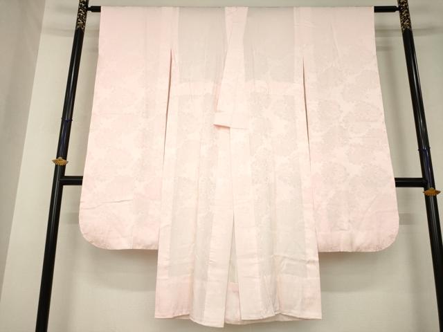 平和屋着物●振袖用長襦袢　無双仕立て　花丸地紋　虹色　正絹　逸品　AABL0941ck