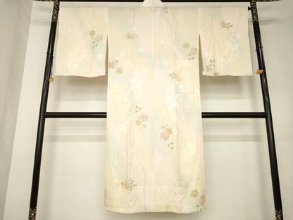 平和屋着物●長襦袢　無双仕立て　辻が花　暈し染め　正絹　逸品　AABL0942ck