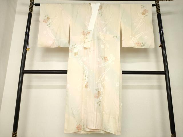 平和屋着物●長襦袢　無双仕立て　辻が花　暈し染め　正絹　逸品　AABL0942ck