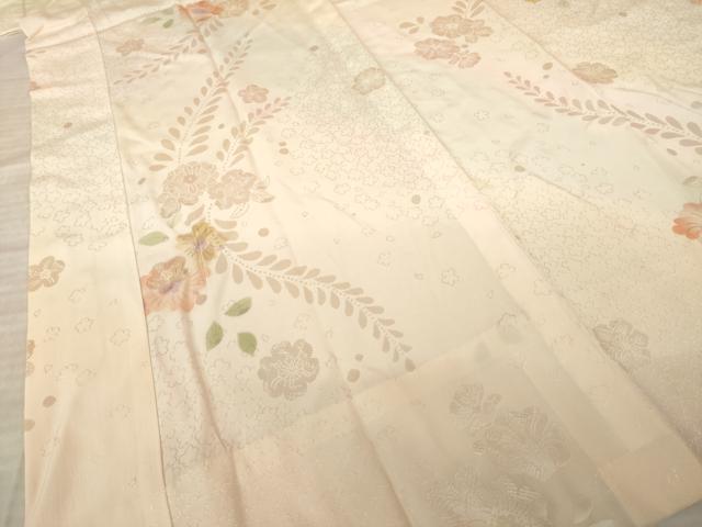 平和屋着物●長襦袢　無双仕立て　辻が花　暈し染め　正絹　逸品　AABL0942ck