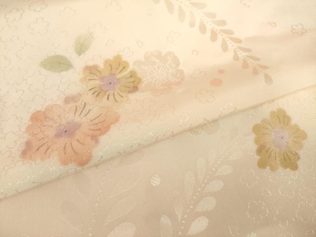 平和屋着物●長襦袢　無双仕立て　辻が花　暈し染め　正絹　逸品　AABL0942ck