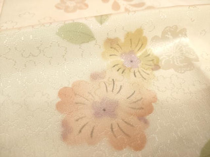 平和屋着物●長襦袢　無双仕立て　辻が花　暈し染め　正絹　逸品　AABL0942ck