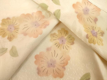 平和屋着物●長襦袢　無双仕立て　辻が花　暈し染め　正絹　逸品　AABL0942ck
