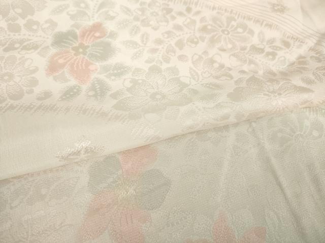 平和屋着物●長襦袢　無双仕立て　辻が花地紋　暈し染め　正絹　逸品　AABL0944ck