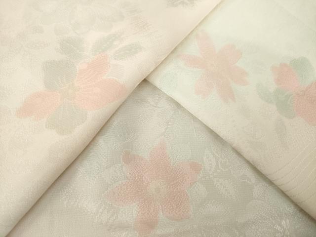 平和屋着物●長襦袢　無双仕立て　辻が花地紋　暈し染め　正絹　逸品　AABL0944ck