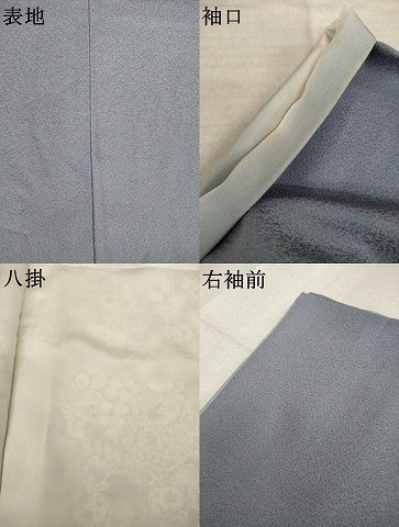 平和屋着物●訪問着　辻が花　流水花文　暈し染め　金彩　ロング丈　正絹　逸品　AABL0955ck