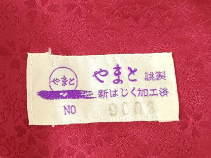 平和屋着物●豪華振袖　雪芝花文　金彩　やまと誂製　正絹　逸品　AABL0965ck