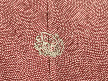 平和屋着物●江戸小紋　丸山辰夫　鮫小紋柄　正絹　逸品　AABL0976ck
