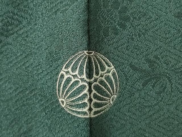 平和屋着物●訪問着　刺繍　誰が袖花文　金彩　正絹　逸品　AABL0981ck