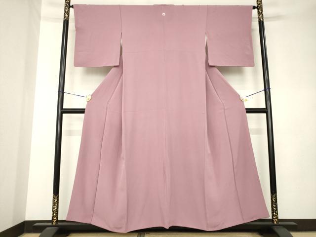 平和屋着物●上質な色無地　鴇浅葱色　正絹　逸品　AABL0985ck