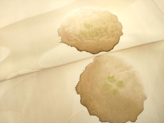 平和屋着物●上質な小紋　正倉院花文　地紋起こし　正絹　逸品　AABL0986ck