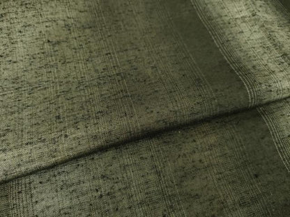 平和屋着物●上質な紬　間道　正絹　逸品　AABL0995ck