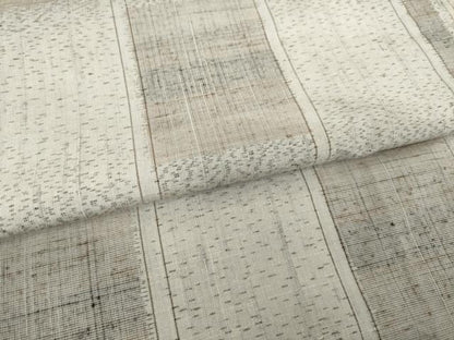 平和屋着物●上質な紬　変わり市松文　正絹　逸品　AABL0996ck