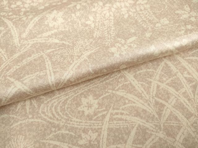 平和屋着物●銀座きしや　小紋　草花文　たとう紙付き　正絹　逸品　AABL1048cs
